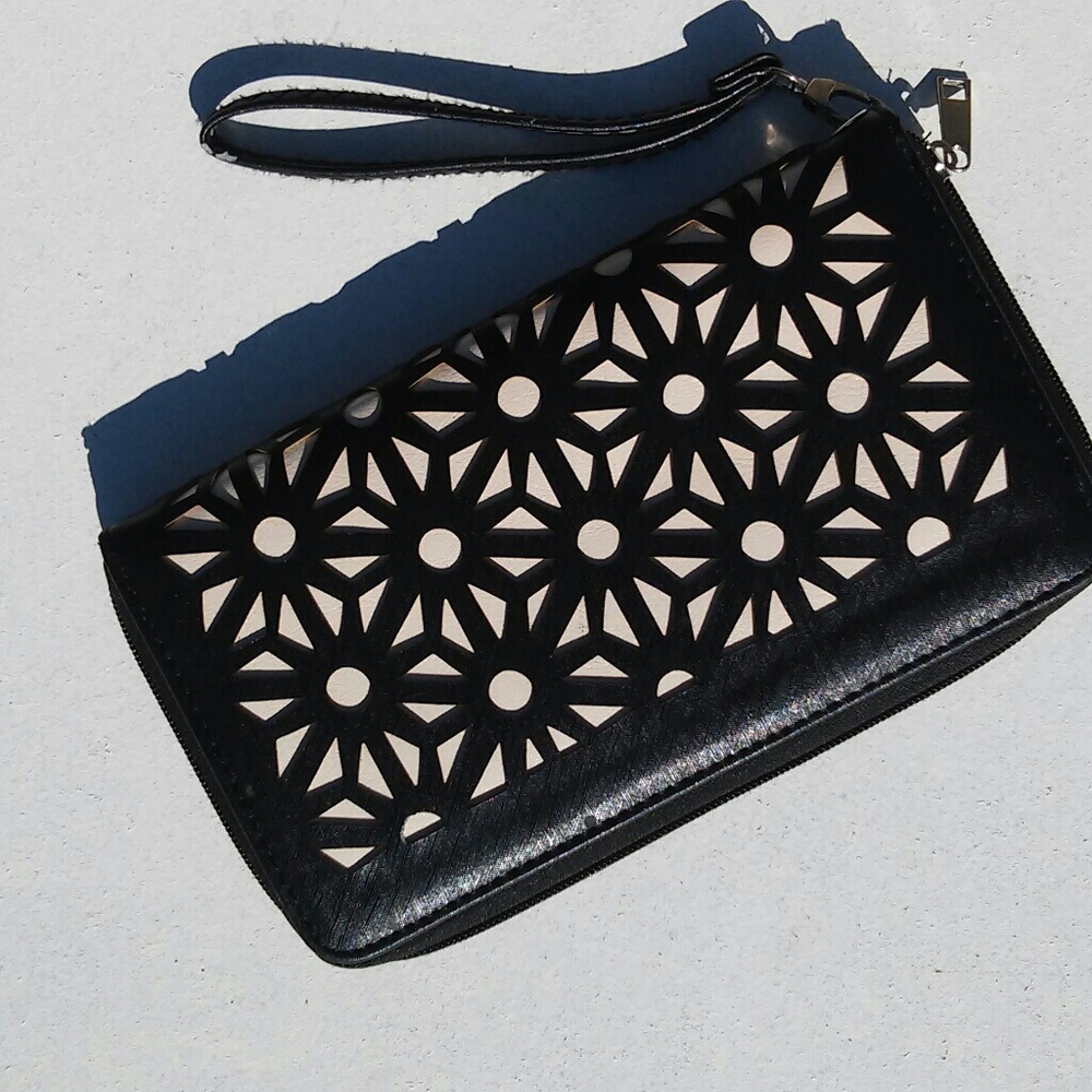 Black abstract Wallet !